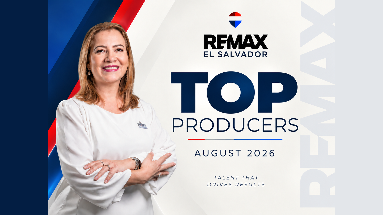 REMAX EL SALVADOR Top Producers – August 2026